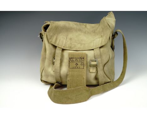 A small quantity of British army Pattern 1937 webbing together with a pliers frog