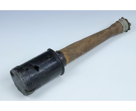 An inert relic Great War German stick grenade