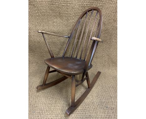 An Ercol Windsor style rocking chair