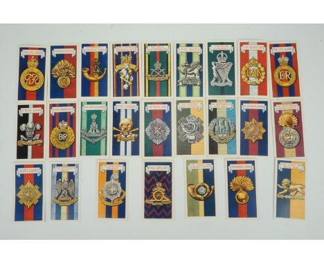 A set of 25 Phillips' Choice Tea "Army Badges Past and Present" collectors' cards, 1964