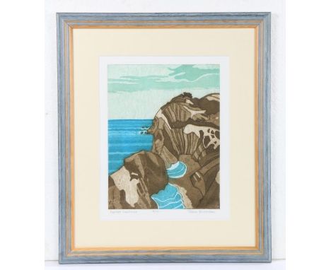 John Brunsden (British, 1933-2014)
'Dorset Coastline'
Etching with aquatint, on wove, signed, titled and numbered 2/75 in pen