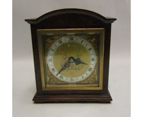 An Elliott mahogany mantel clock  