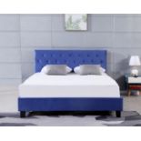 FABRIC 152*203 DROIT bleu