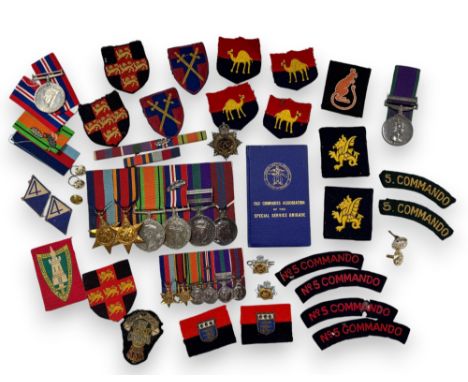 A World War Two medal group of six, No.5 Commando interest, to CAPTAIN J. J. HEPTINSTALL, ROYAL ARMY SERVICE CORPS, with 1939