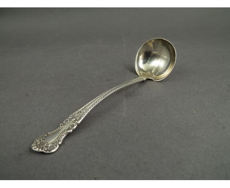 A silver sauce ladle, Birmingham 1830, 16g
