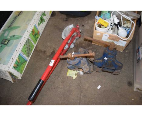 THREE PIPE BENDING TOOLS