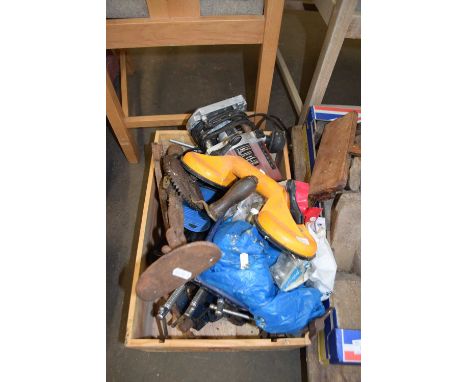 ONE BOX OF MIXED TOOLS
