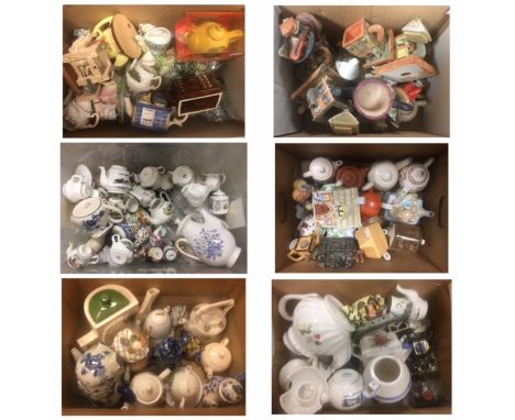 Large Collection of Novelty and Ceramic Teapots