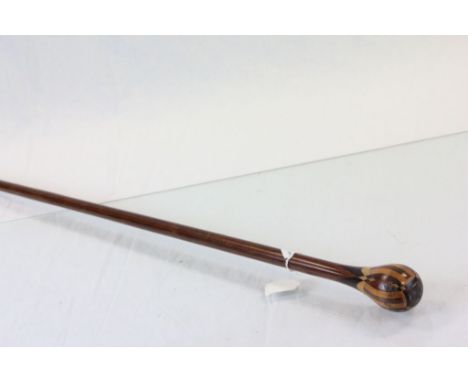 Vintage walking stick made from an Aircraft wooden Propeller