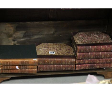 Set of  six half leather THE ROYAL NATURAL HISTORY published by Warne and Co 1894 and THE BOOK OF THE FARM in three volumes p