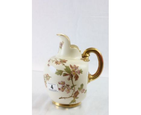 Royal Worcester ceramic Ewer with floral design, RD 29115