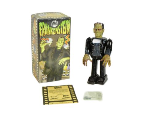Tinplate Toys - a 1991 Japanese Universal Studios Frankenstein wind-up robot. Tested, in excellent, working condition with sw