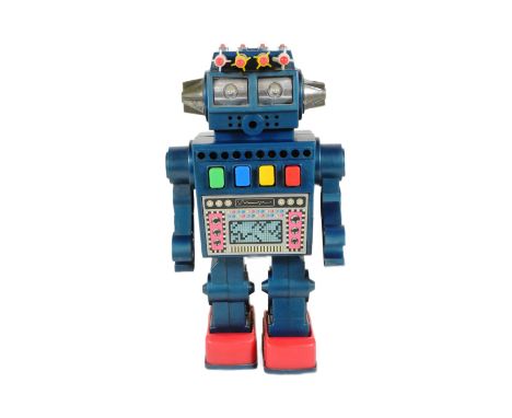 Retro Toys - a vintage HC Toys, made in Hong Kong, 'Talking Robot' with missiles. Featuring walking action, shooting missiles