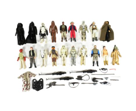 Star Wars - a collection of x19 original vintage Palitoy / Kenner made action figures. Including: Han Solo, Darth Vader, Stor