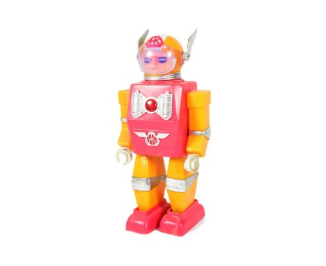 Retro Toys - a vintage Hong Kong 'Moon Explorer' robot, believed to be by Cragstan / Salco. Featuring walking action, swingin