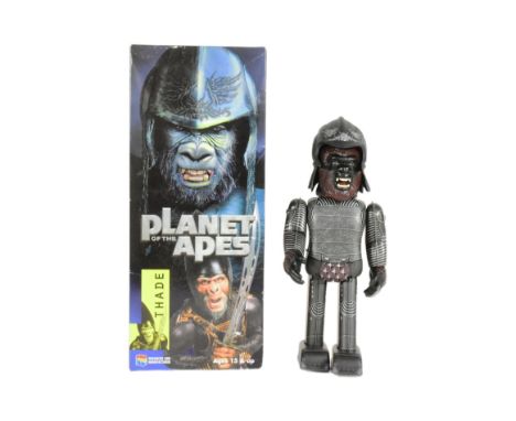 Tinplate Toys - a Japanese, Medicom Toy, Planet of The Apes wind-up robot, featuring the character Thade. Tested and in excel