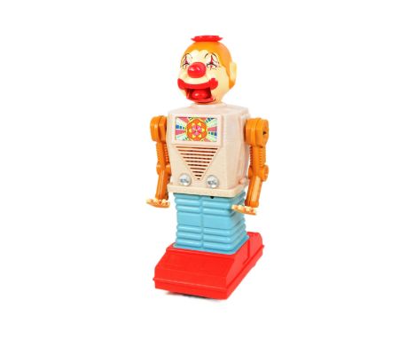 Retro Toys - a vintage 1960's Japanese Straco Chuckling Charlie robot. Tested and is not in working condition, however does m
