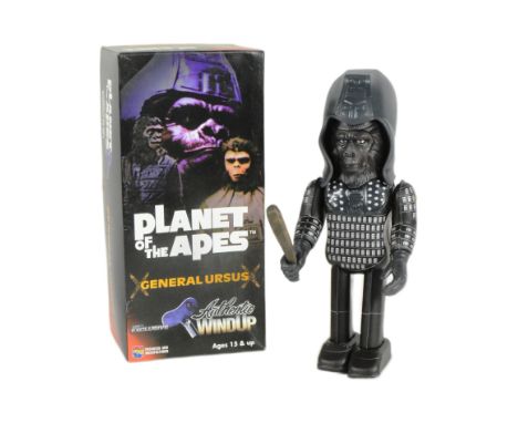 Tinplate Toys - a Japanese, Medicom Toy, Planet of The Apes wind-up robot, featuring the character General Ursus. Tested and 