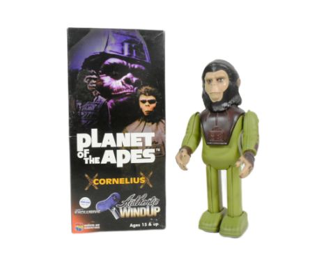 Tinplate Toys - a Japanese Medicom Toy Planet of The Apes robot, featuring the character Cornelius, with walking action and s