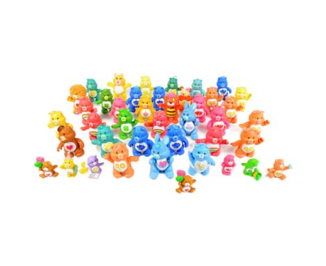 Care Bears - a collection of vintage 1980s rubber / PVC Care Bear action figures to include Share Bear, Grumpy Bear, Friend B