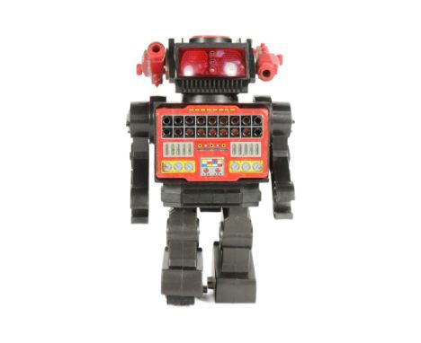 Tinplate Toys - a vintage 1981 Japanese Yonezawa Missile Robot. Tested and not in working order. Missing the missiles. Unboxe