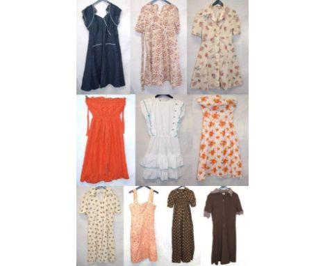 Ladies Vintage Dresses incl. Van Allan, C&A, etc. (10) 