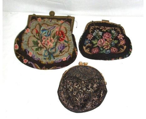3 Vintage Evening Bags 
