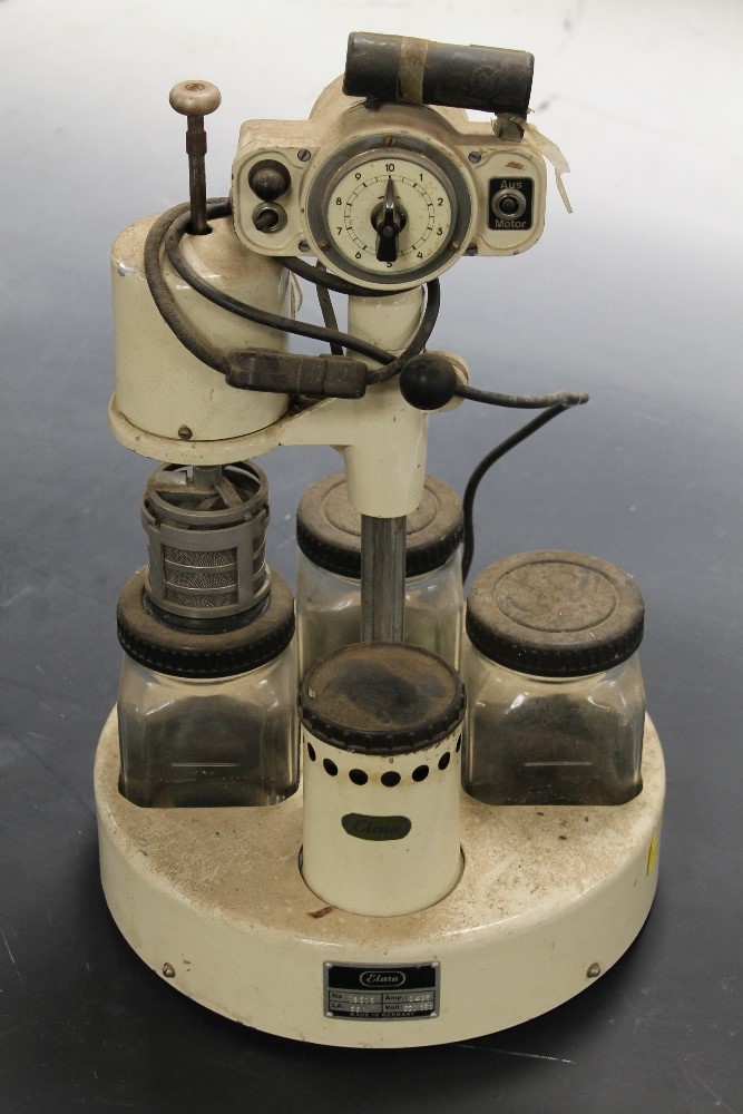 A VINTAGE ELMA WATCH CLEANING MACHINE