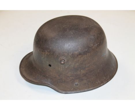 A WWI GERMAN M-16 TYPE HELMET SHELL, no liner