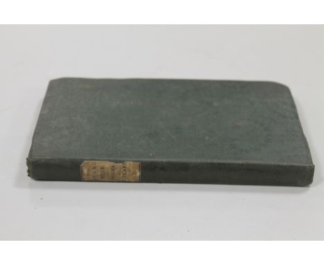 THE RURAL MUSE, POEMS BY JOHN CLARE', first edition published by Whittaker & Co. 1835, original green cloth with foliage desi