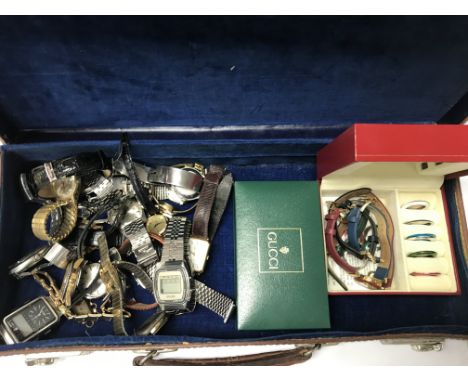 A case of mixed vintage wristwatches
