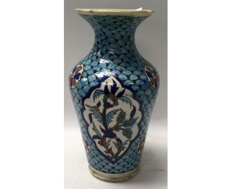 An Islamic Middle Eastern ceramic vase, H.24cm