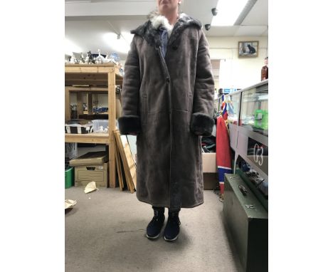 A vintage Pony Lugano sheep skin coat