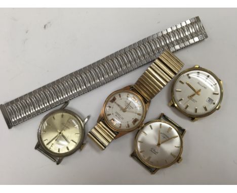 Four vintage watches Osram fully working