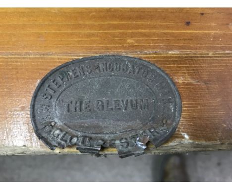 A Vintage dry running Glevum Superior incubator by H W Stephens of Gloucester, used successfully by a gamekeeper to hatch phe
