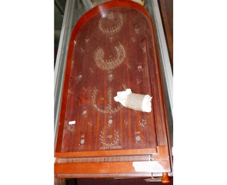 A vintage bagatelle board 