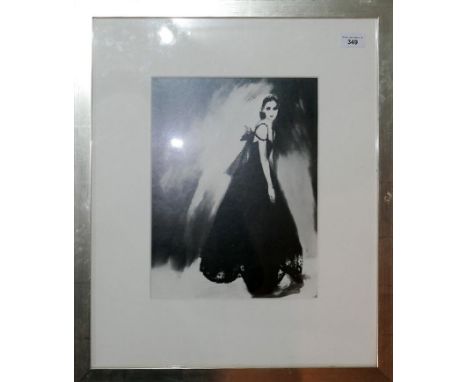 Lillian Bassman (American, 1917-2012), A fashion print of a model for Ralph Lauren, unsigned, 33 x 25cm 