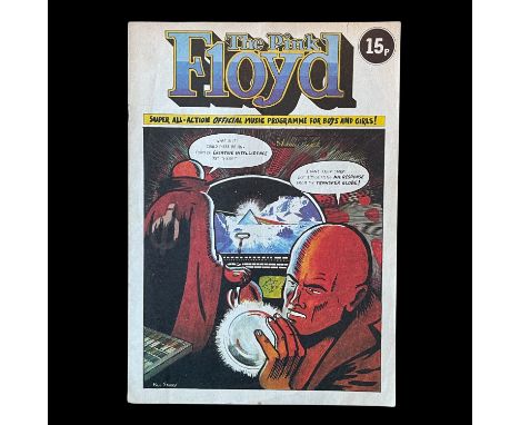 An original 1974 ‘The Pink Floyd’ concert / gig / tour music program for boys and girls! Dave Gilmour, Roger Waters and the b