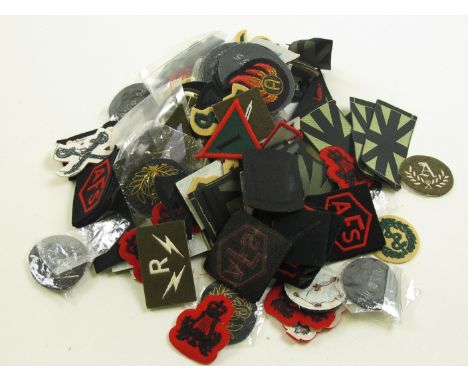 British Army Cloth Trade Badge Collection (Approx 150 items)