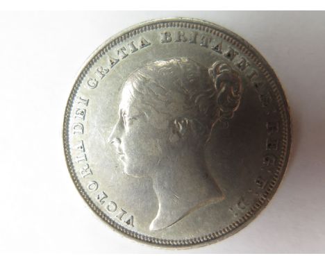 Shilling 1839 first head, nVF/VF