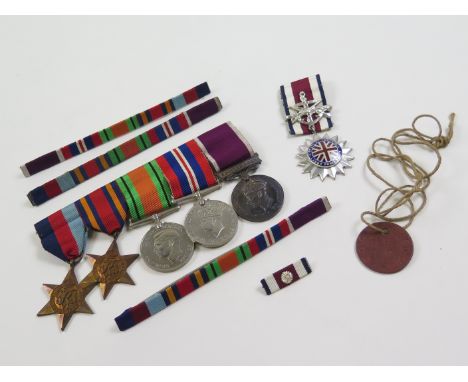 Group mounted as worn to 5180186 Pte G W Hook Glosters. 1939-45 Star, Burma Star, Defence & War Medals, GVI Regular Army LSGC