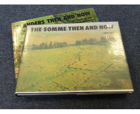 WW1 battle field books - The Somme then and now and Flanders then and now and the First World War Remembered boxed set  