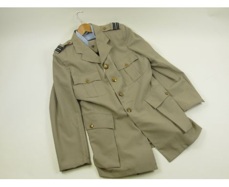 RAF Officers No4 Dress Uniform (Tropical Uniform) including Jacket KC buttons, Trousers and shirt, belt & tie