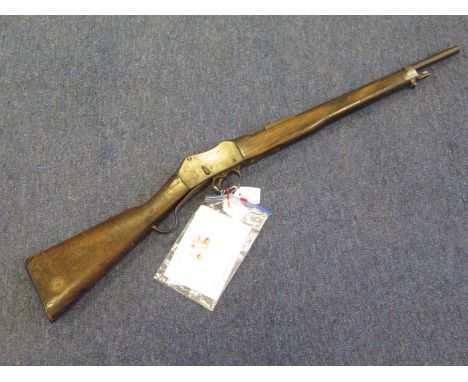 Carbine: An interesting Martini-Enfield Artillery Carbine marked 'A.C.1' dated 1897. Sold out of service mark & 'C.G.' for Ca