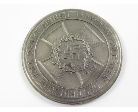 German Plaque commemorating a September 1941 action against the Russian Army, GVF