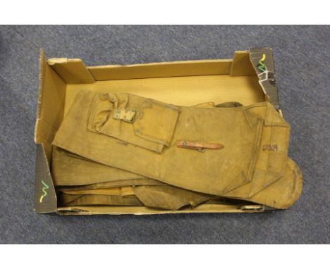 Gunslips: A lot of five British Army canvas gunslips all in good serviceable condition. 