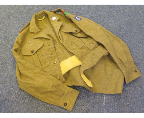 Officer scarce 1949 pattern battle dress and trousers to a Second Lieut who was a RAC instructor in the army educational core