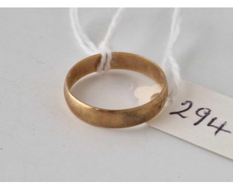 A band ring, 9ct, size M, 1.5 g