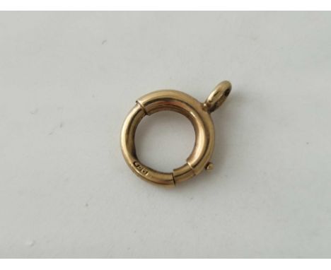 A antique gold bolt ring clasp 1 gms