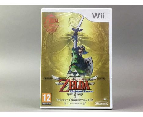 NINTENDO, THE LEGEND OF ZELDA collection comprising Skyward Sword (Wii) Special Orchestra CD Limited Edition (sealed), Molbli